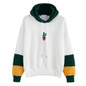 2017 Fashion Hoodie Women Long Sleeve Cactus Print Hoodie Sweatshirt Hoody Pullover Tops Blouse Cotton Blend Jumper Hoodie Women