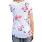2017 Fashion Female Blouse Shirt Women Short Sleeve Flower Printed Blouse Casual Tops cool blouse women tops blusas blusa de fri