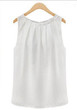 2017 Fashion Elegant Sexy Women Lady Summer Vest Top Sleeveless Women Blouses Casual Tank Tops Shirt Chiffon
