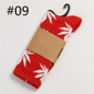 2017 Fashion Cotton Sock Casual Women/Men Socks Wholesale Couples Sox with Harajuku Style Hip Hop Maple Sock