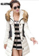 2017 Winter Jacket Women Parka and coat with Fur Collar Thickening Cotton Padded Winter Coat Manteau Femme