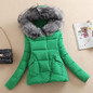 2017 Winter Jacket Women Fur Hood Cotton Padded Coat Parkas For Women Winter Abrigos Mujer Jaqueta Feminina