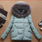 2017 Winter Jacket Women Fur Hood Cotton Padded Coat Parkas For Women Winter Abrigos Mujer Jaqueta Feminina