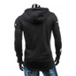 2017 Hoodies Men Sudaderas Hombre Hip Hop Mens Brand Letter Hooded Zipper Hoodie Sweatshirt Slim Stitching Men Hoody size 3XL