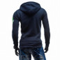 2017 Hoodies Men Sudaderas Hombre Hip Hop Mens Brand Letter Hooded Zipper Hoodie Sweatshirt Slim Fit Men Hoody XXXL