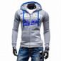 2017 Hoodies Men Sudaderas Hombre Hip Hop Mens Brand Letter Hooded Zipper Hoodie Sweatshirt Slim Fit Men Hoody XXXL
