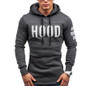 2017 Hoodies Brand Men Chest Letter Printing Sweatshirt Male Hoody Hip Hop Autumn Winter Hoodie Mens Pullover Cotton XXXL