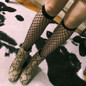 2017 Hirigin Fashion Beauty Women Sexy Girls Socks Fishnet Ankle High Short Socks Lady Mesh Lace Fish Net Short Socks Sanwood