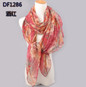 2017 High Quality Women Cotton Scarf Voile Scarves Solid Warm Printing Fashion Autumn Winter scarf Shawl wrap
