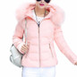 2017 high quality winter jacket coat warm women parkas imatation raccoon faux fur collar thickening overcoat female slim jackets