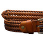 2016 New Braided Belt Man Fashion Mens belts luxury genuine leather Good Cow second layer skin straps men for Jeans girdle Male