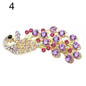 2016 Fashion Peacock Full Crystal Rhinestones Hairpin Hair Clip Headwear Barrettes For Women Girls 8N8F