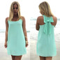 2017 New Summer Dress Hollow Out Sexy Chiffon Beach Duoyang Mini Sundress Chiffon Dresses