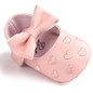 Red Baby Shoes Princess Bow Girl Baby Toddler Shoes Casual Soft Non-slip Newborn Shoes First Walker