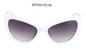 Retro Hand Polish Cat Eye Sunglasses Women Tom Brand Designer Cateye Sun Glasses For Ladies Fashion Gradient Clear Eyewear UV400