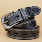 2017 New Fashion Luxury Genuine Leather Belt Woman Vintage Cow Skin Belts Women Designer Top Quality Strap Female for Jeans
