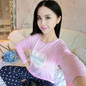 2016 Spring Women Pajama Sets Autumn Sleepwear Pajamas girls night Homewear For Women Plus Size Nightgown Free Shipping