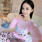 2016 Spring Women Pajama Sets Autumn Sleepwear Pajamas girls night Homewear For Women Plus Size Nightgown Free Shipping