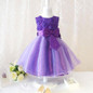 Flower Girl Princess Bow Dress Toddler Wedding Party Pageant Tulle Dresses