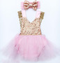 Flower Girl Princess Dress Kid Baby Party Wedding Pageant Lace Bodysuit Dresses Girls Clothes Birthday Gifts Costume