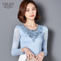 2017 Summer Style Blusa Crochet Diamond Lace Blouse Elegant Women Fashion Tops Plus Size Sexy Slim Hollow Out Shirts 918B 25