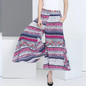 2017 summer runway casual harem flare high waist loose floral Wide leg pants women clothing print Vintage trousers plus size