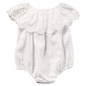 2017 Summer Newborn Baby Girl White Lace Romper Jumpsuit Floral Infant Clothes Outfit Sunsuit