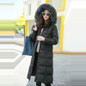 2017 Winter Down Coat Women Natural Fox Raccoon Fur Collar Hooded Jacket Female 90% Duck Down Coat Warm Thick Outwear A909