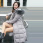 2017 Winter Down Coat Women Natural Fox Raccoon Fur Collar Hooded Jacket Female 90% Duck Down Coat Warm Thick Outwear A909