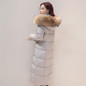 2017 Winter Down Coat Women Natural Fox Raccoon Fur Collar Hooded Jacket Female 90% Duck Down Coat Warm Thick Outwear A909