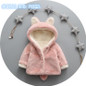 2017 Winter baby girls clothes faux fur fleece baby Girls Outerwear newborn hoodies Baby Girl jacket princess baby Girls Coats