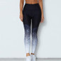 Gradient Print Slim Leggings Women Camouflage Workout Fitness High Waist Elastic Push up Leggings Pants Femme Leggins Sportswear