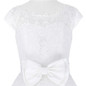 Grace Karin White Lace Flower Girl Dresses for Wedding Tulle Princess Party Birthday Baby Girls Dresses Communion Ball Gown