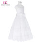 Grace Karin White Lace Flower Girl Dresses for Wedding Tulle Princess Party Birthday Baby Girls Dresses Communion Ball Gown