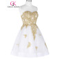 Grace Karin Short Cocktail Dress Appliques Beaded Homecoming Robe De Cocktail Party Prom Gowns Graduation Dresses 8th Grade 2017