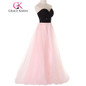 Grace Karin Pink Prom Dresses 2017 Strapless Sweetheart Floor Length Long Party Gowns Sexy Evening Special Occasion Dress 50