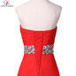 Grace Karin Long Prom Dresses Strapless Chiffon Beads Elegant Formal Gowns Royal Blue Red Wedding Party Special Occasion Dresses