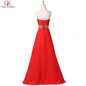 Grace Karin Long Prom Dresses Strapless Chiffon Beads Elegant Formal Gowns Royal Blue Red Wedding Party Special Occasion Dresses