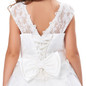 Grace Karin Flower Girl Dresses Lace Prom Evening Party Elegant First Communion Gowns Princess Long Pageant Dresses For Kids Bow