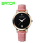 2016 SANDA New Fashion Romantic Women Watches Women Luxury Quartz Watch Ladies Leather Dress Wristwatch Montre Femme Reloj Mujer