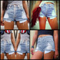 2016 New Fashion women's jeans Summer High Waist Stretch Denim Shorts Slim Western Casual women Jeans Shorts Hot Plus Size XXXL
