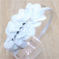 Candy Colors Children headbands Baby Headwear Chiffon Flower Hairband Girl Headband Rhinestones Hair Band Cute Hair Accessories