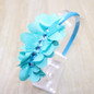 Candy Colors Children headbands Baby Headwear Chiffon Flower Hairband Girl Headband Rhinestones Hair Band Cute Hair Accessories