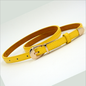 Candy Color Metal Buckle Thin Casual Belts for Women Leather Belt Female Straps Waistband Cummerbund For Apparel Accessories