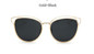 CandisGY Women Classic Cat EyE Sunglasses Lady Fashion mIRROR Brand Desinger Mirror Sun Glasses Female