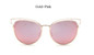 CandisGY Women Classic Cat EyE Sunglasses Lady Fashion mIRROR Brand Desinger Mirror Sun Glasses Female