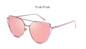 CandisGY Hot Sell Cat Eye Women Sunglasses Lady Fashion Brand Desinger Mirror Flat Lens Sun Glasses Female Sunglasses Oculos