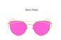 CandisGY Cat Eye Women Sunglasses Lady Fashion Brand Desinger Mirror Flat Lens Sun Glasses Female Hot YA01