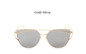 CandisGY Cat Eye Women Sunglasses Lady Fashion Brand Desinger Mirror Flat Lens Sun Glasses Female Hot YA01
