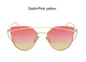 CandisGY Cat Eye Women Sunglasses Lady Fashion Brand Desinger Mirror Flat Lens Sun Glasses Female Hot YA01